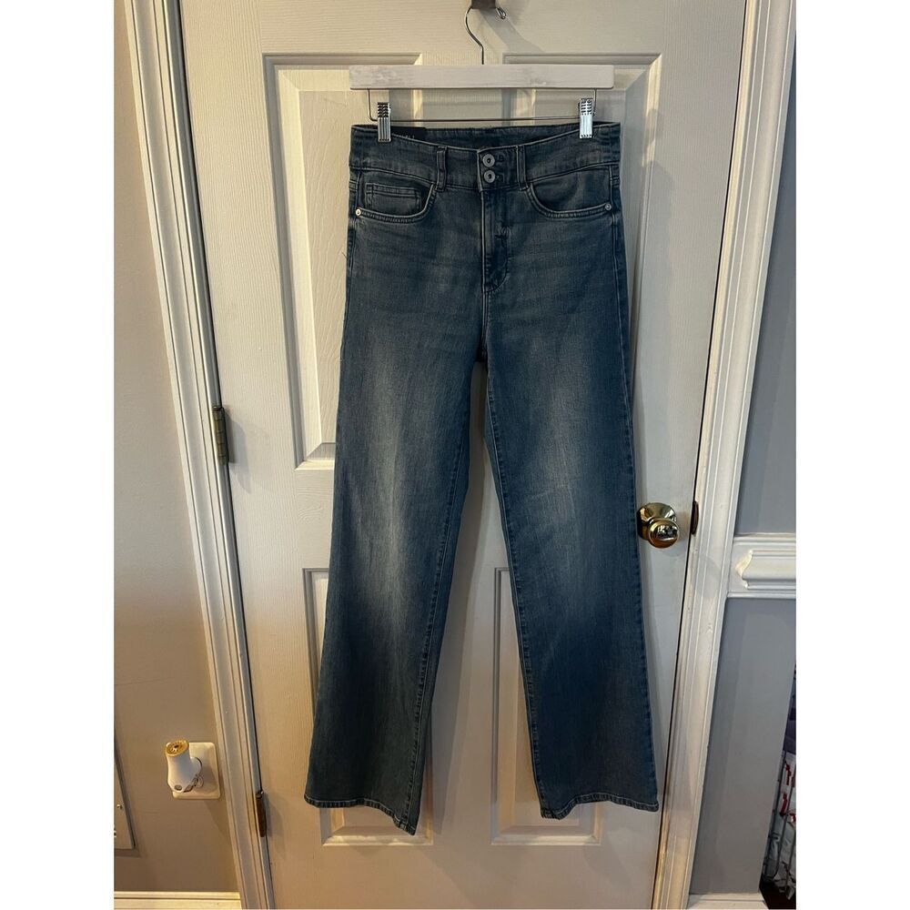 J. Jill High-Rise Full Leg Marin Wash Jeans sz 4 Tall NWT